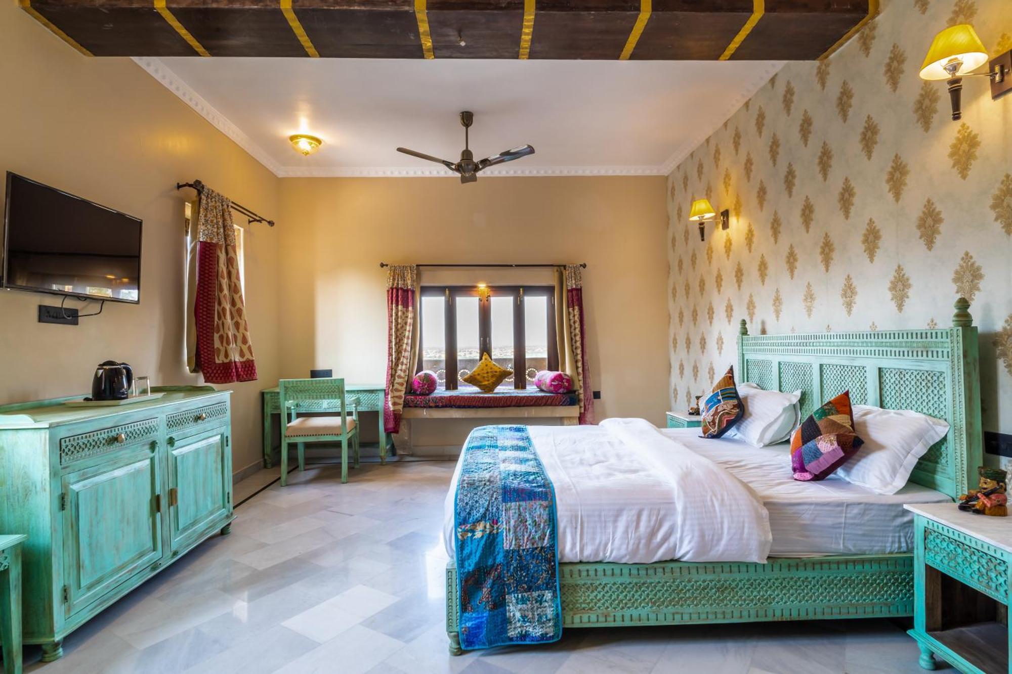 K D Palace - Heritage Hotel On Fort Dzsaiszalmer Kültér fotó